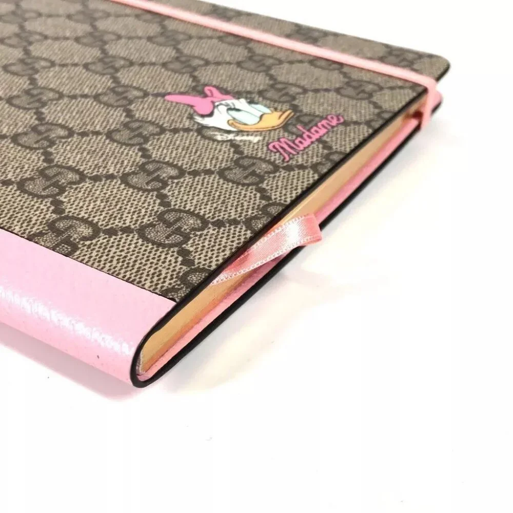 GUCCI Disney collaboration Daisy Duck GG Supreme Note Notepad notebook Unused